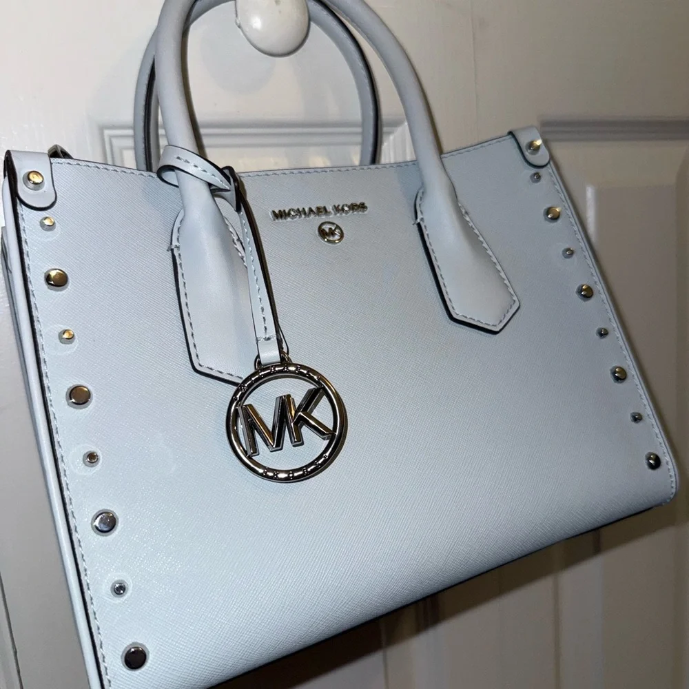 Michael Kors Sky Blue Satchel - Picture 8 of 9